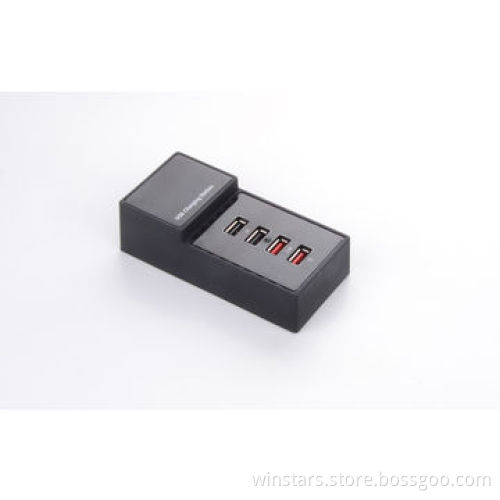 USB 4 port home charging station (5V/5A 25watt)